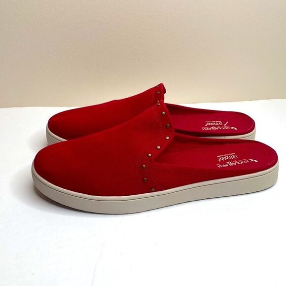 Koolaburra By Ugg Darcee Backless Slide On Canvas Sneaker  Shoe Size 10 - Picture 5 of 9